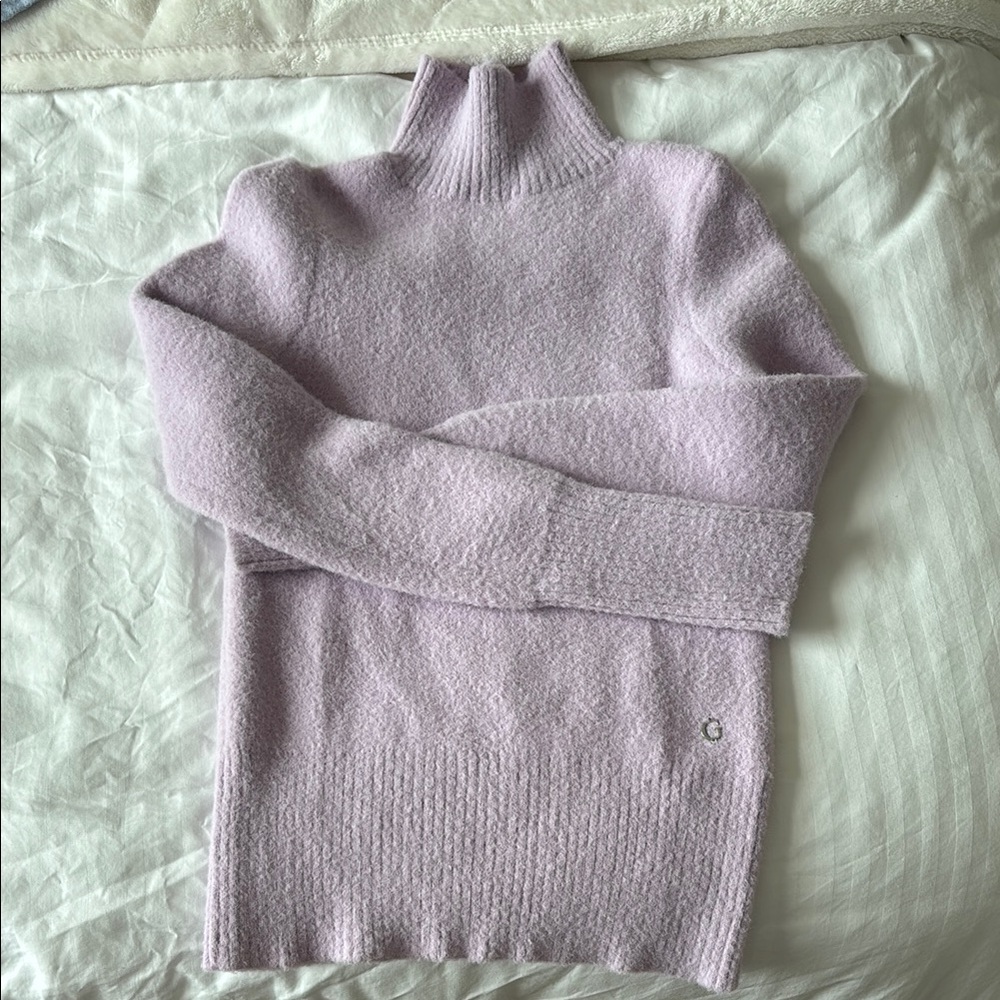 Lavender Turtleneck Sweater